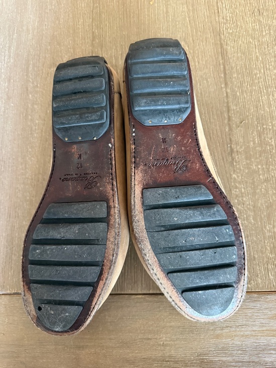 Bragano Italy Tassel Loafers Tan Leather Slip On Men’s Size 12 main image 4